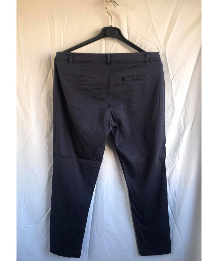 Navy blue, straight pants